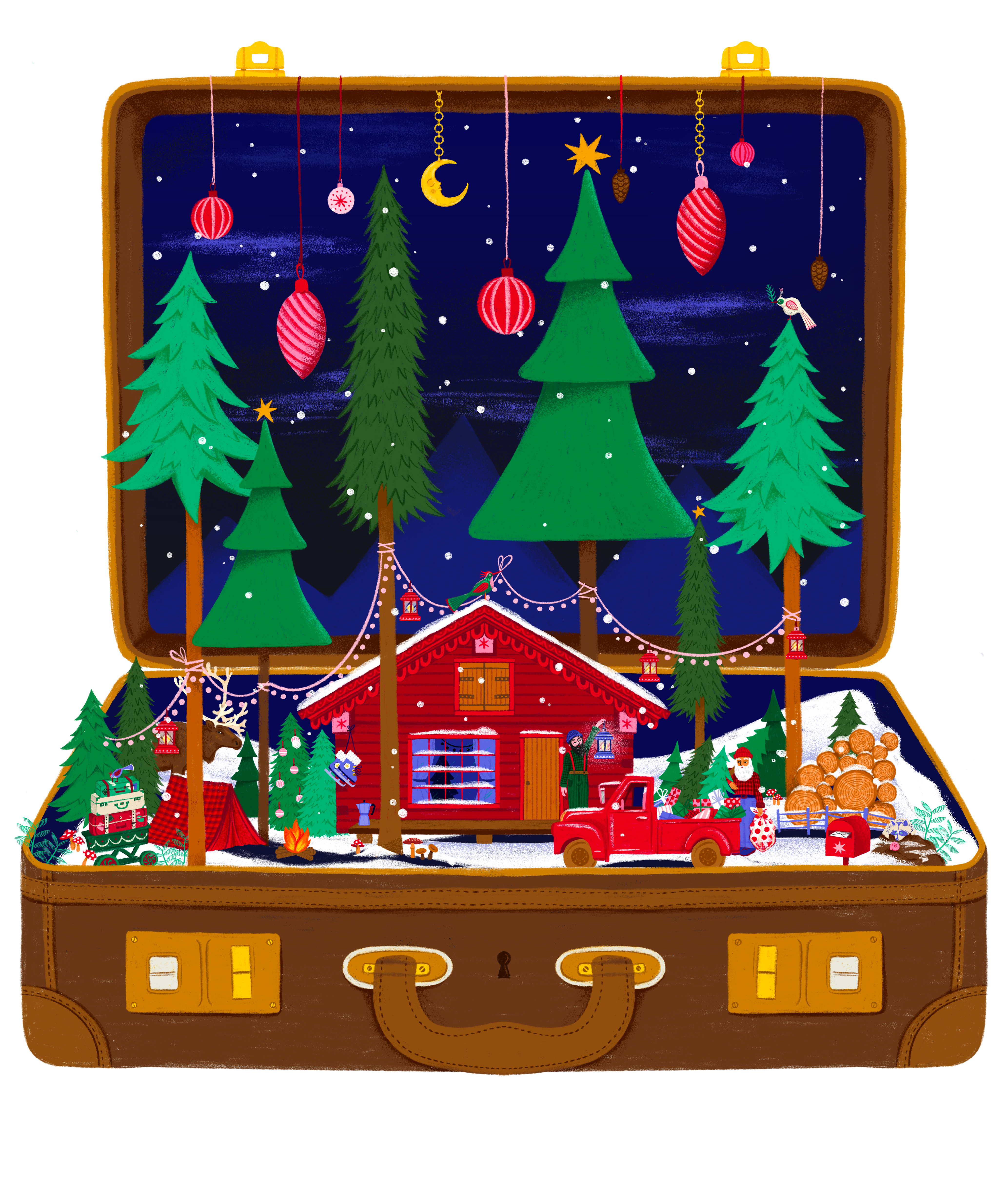 NOEL MDM 2025 – Colorisation – Valise Destination Canada